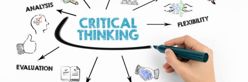 With critical thinking, you can predict outcomes